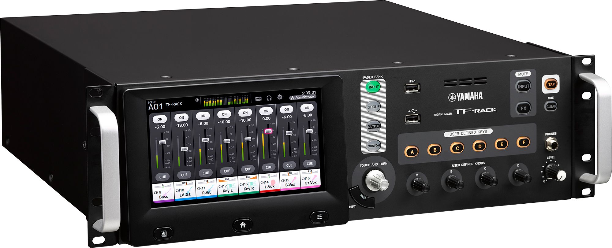 Tf Rack Descri O Consoles De Mixagem Udio Profissional