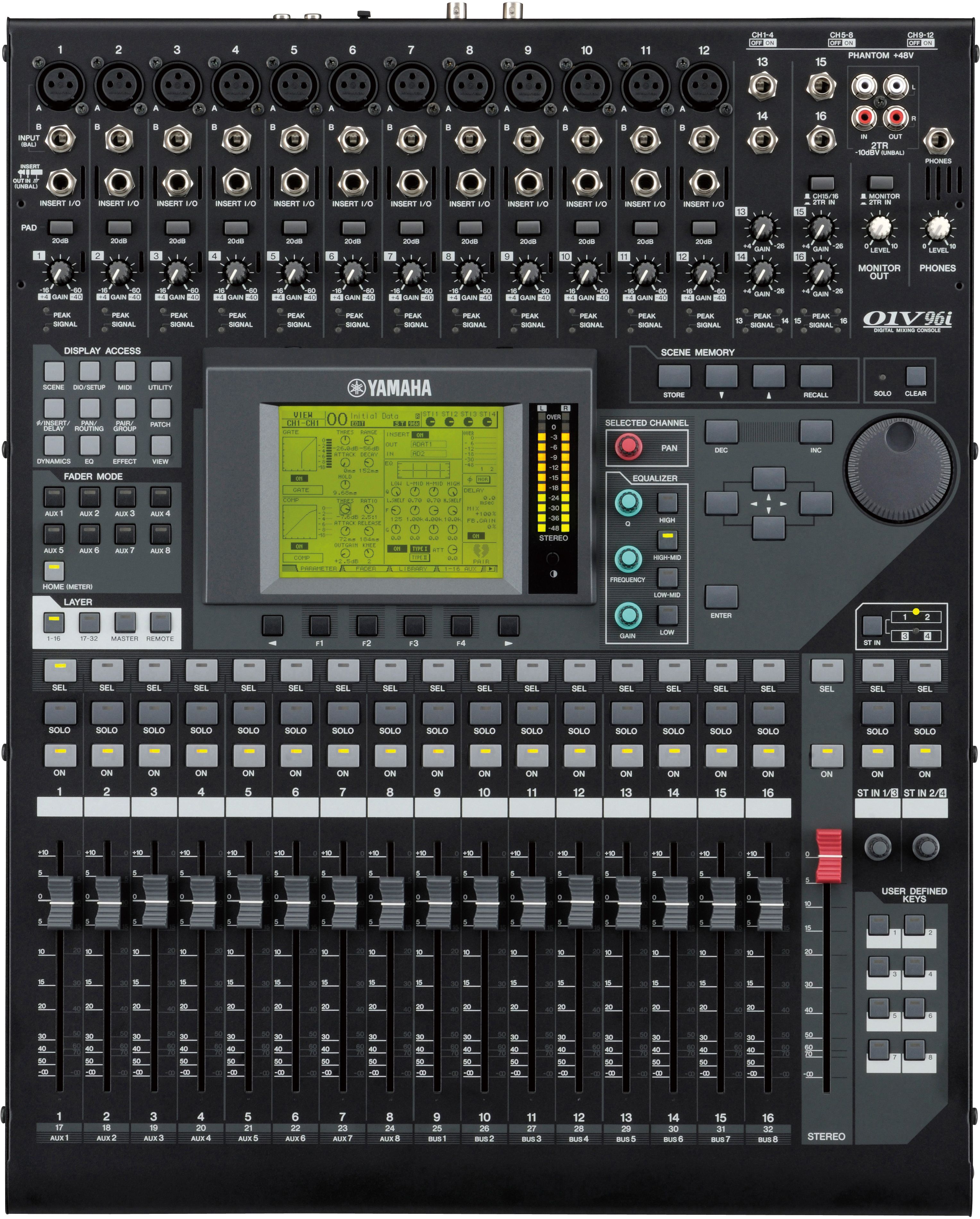 01V96i - Descrição - Consoles de Mixagem - Áudio
