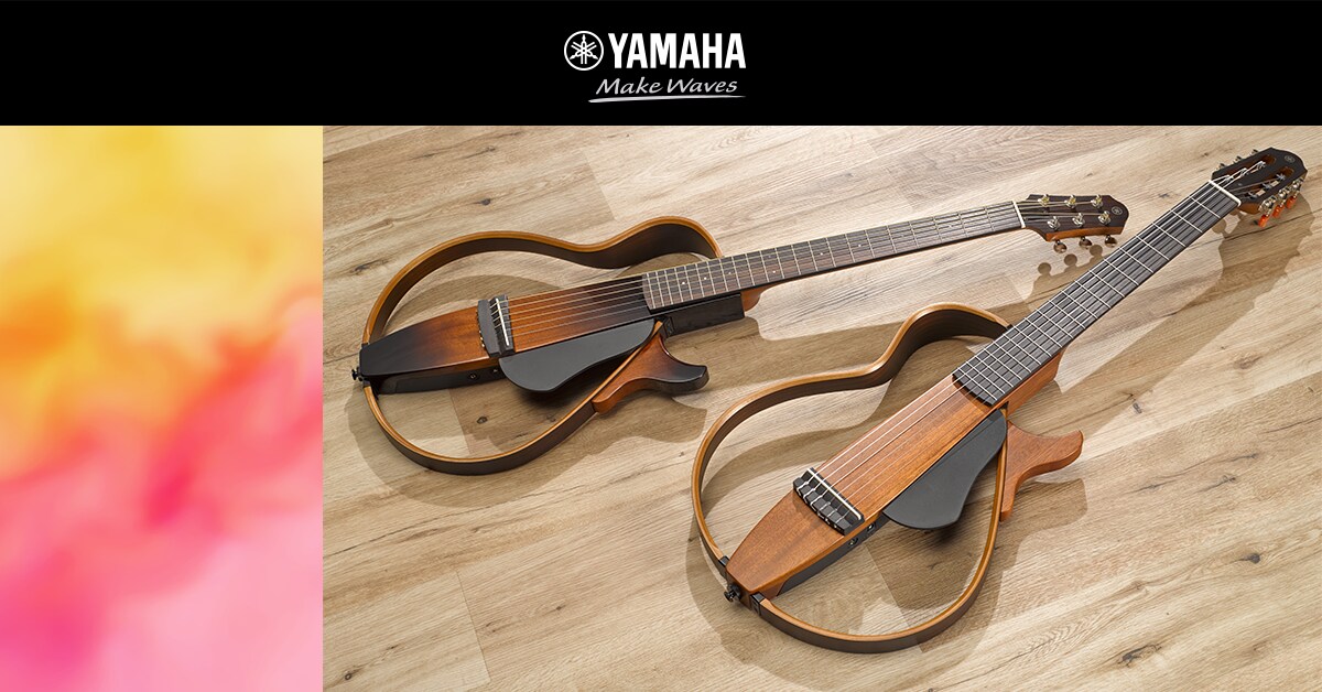 Yamaha Silent Guitar ブラック 6弦 Violões Silent | SILENT guitar™ - Produtos - Violões, Guitarras
