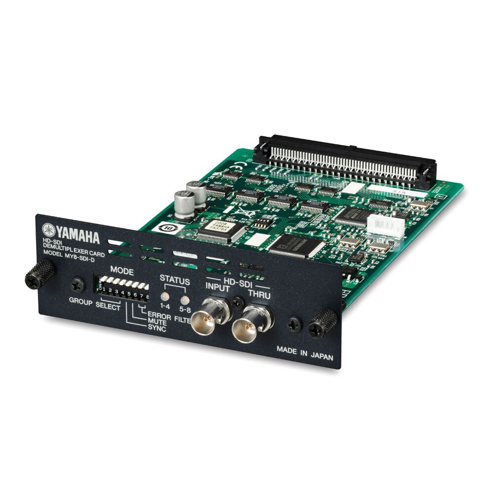 Digital Cards - Descrição - Interfaces - Produtos - Áudio - Yamaha