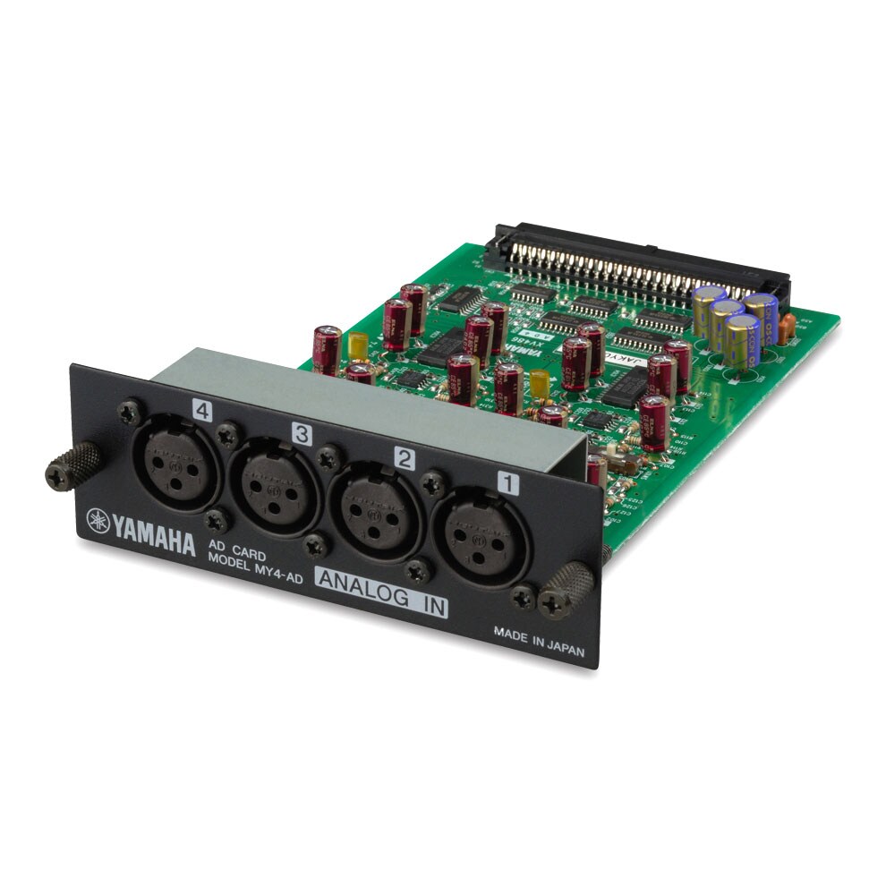Analog Cards - Descrição - Interfaces - Produtos - Áudio - Yamaha
