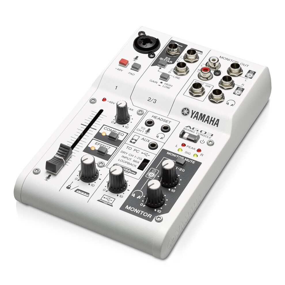 AG06 / AG03 - Descrição - Consoles de Mixagem - Produtos