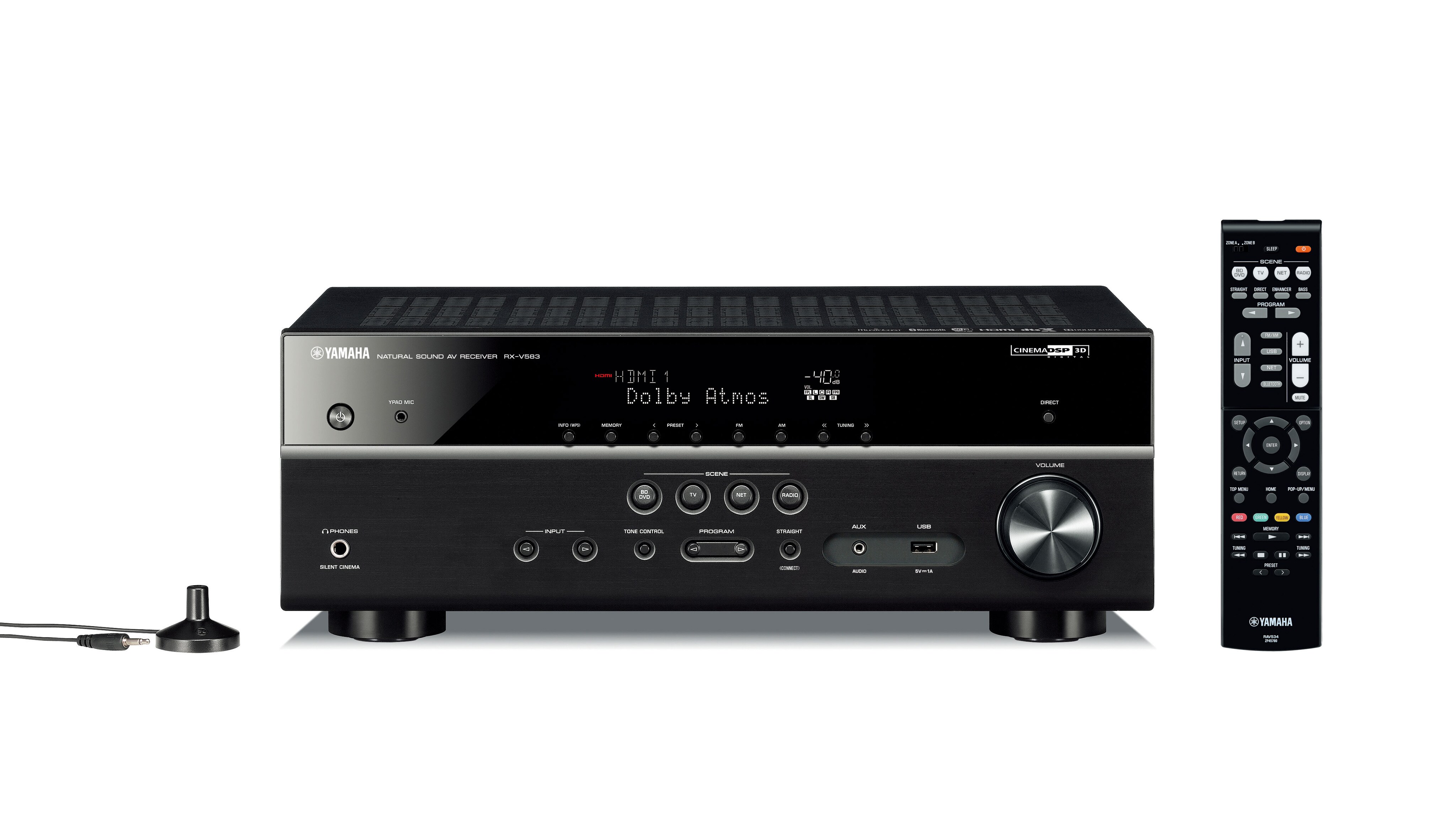 アンプ YAMAHA RX-V583 RX-V583 - Descrição - Receivers AV - Produtos - Áudio residencial