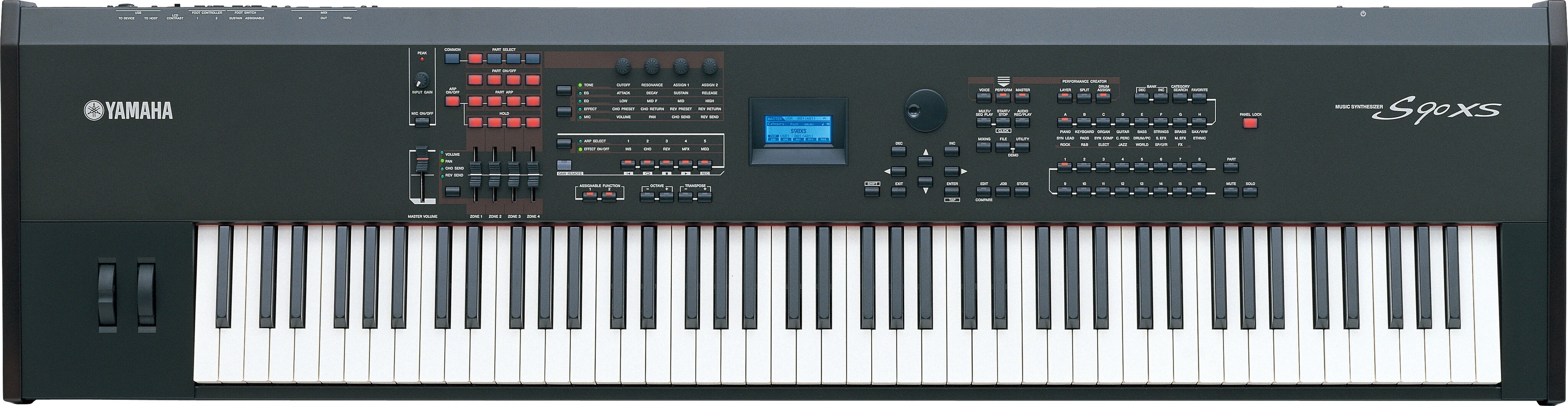 Série S - Descrição - Sintetizadores - Produtos - Teclados