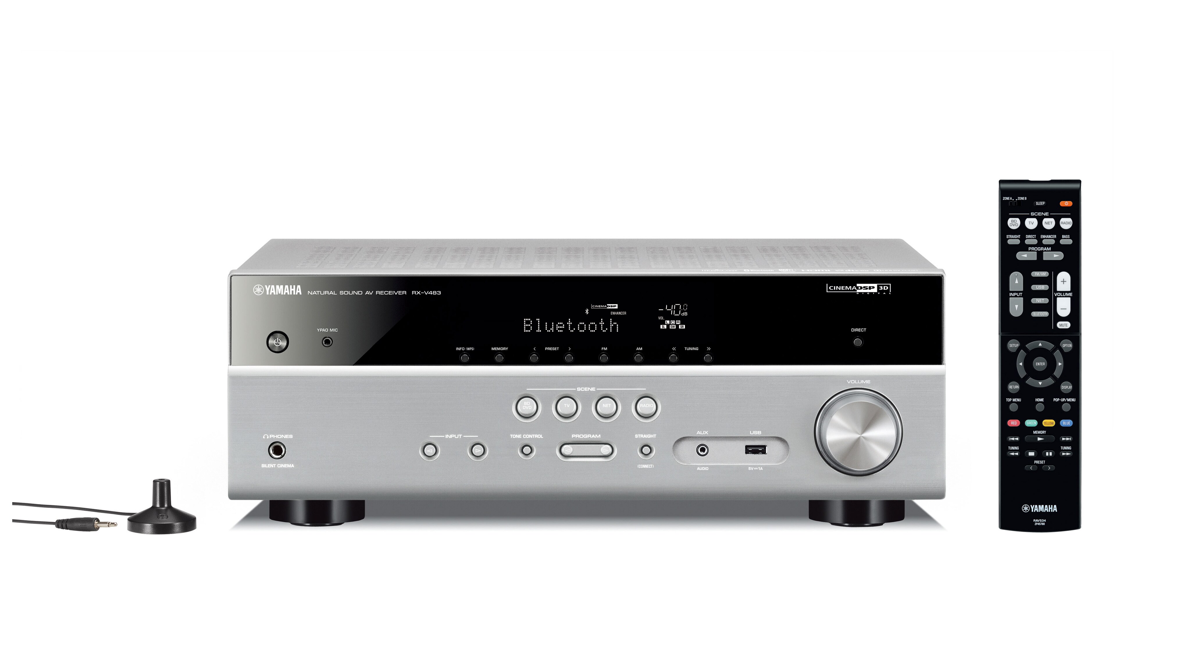 YAMAHA / RX-V483：仁 RX-V483 - Descrição - Receivers AV - Produtos - Áudio residencial