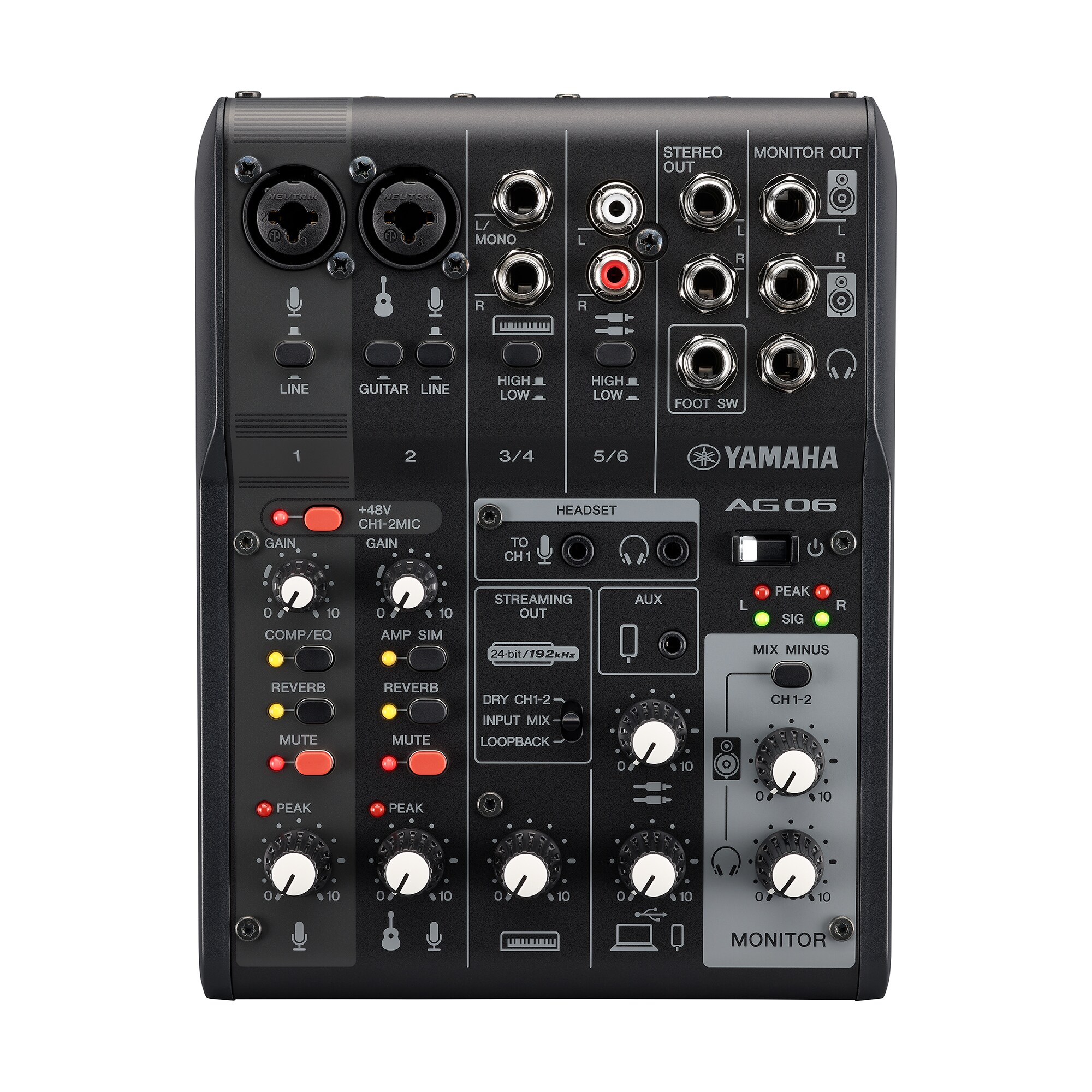 AG06MK2 - Descrição - Série AG - Consoles de Mixagem - Produtos