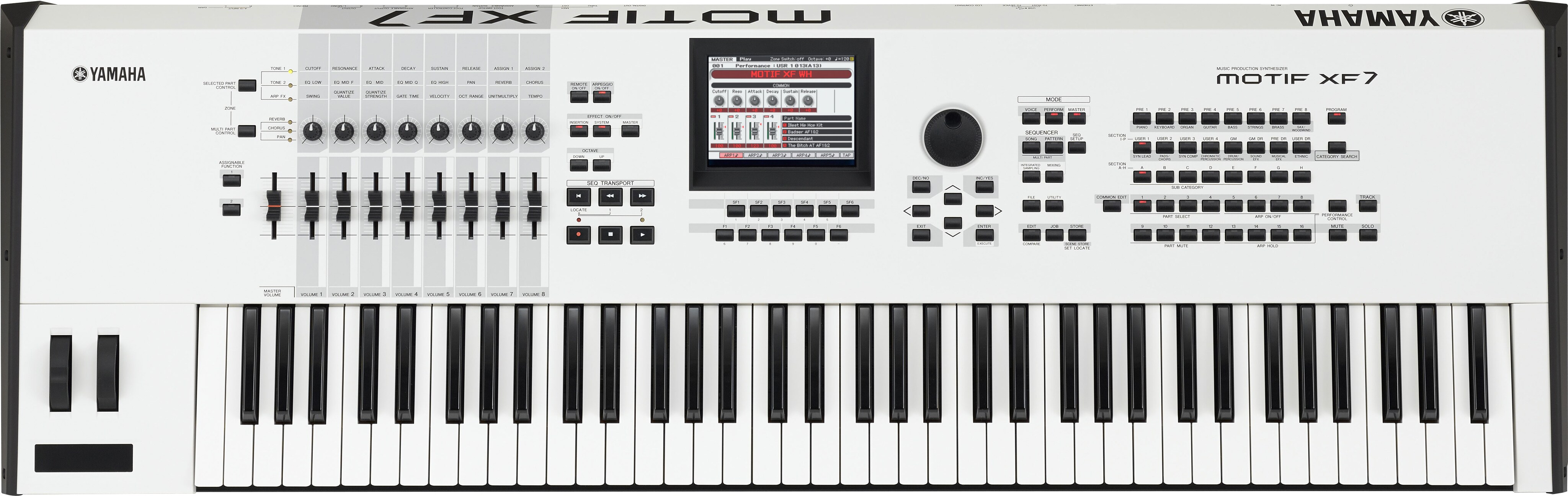 MOTIF XF WH Series - Descrição - Sintetizadores - Produtos