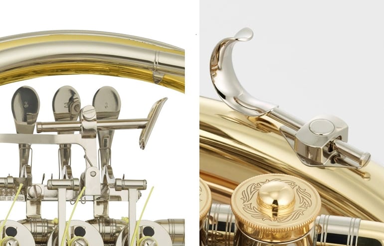 Alavanca ajustável do 4º pisto e gancho para o mindinho