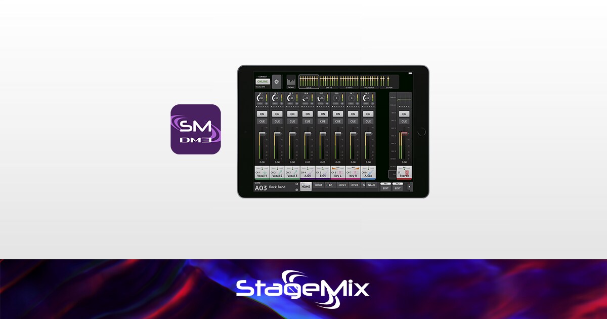 DM3 StageMix - Descrição - Software - Produtos - Sistema de PA
