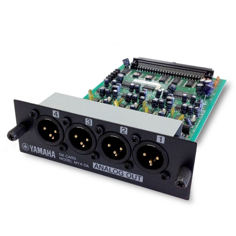 YAMAHA MY4-DA(Mini-YGDAカード) Analog Cards - Descrição - Interfaces - Produtos - Áudio - Yamaha