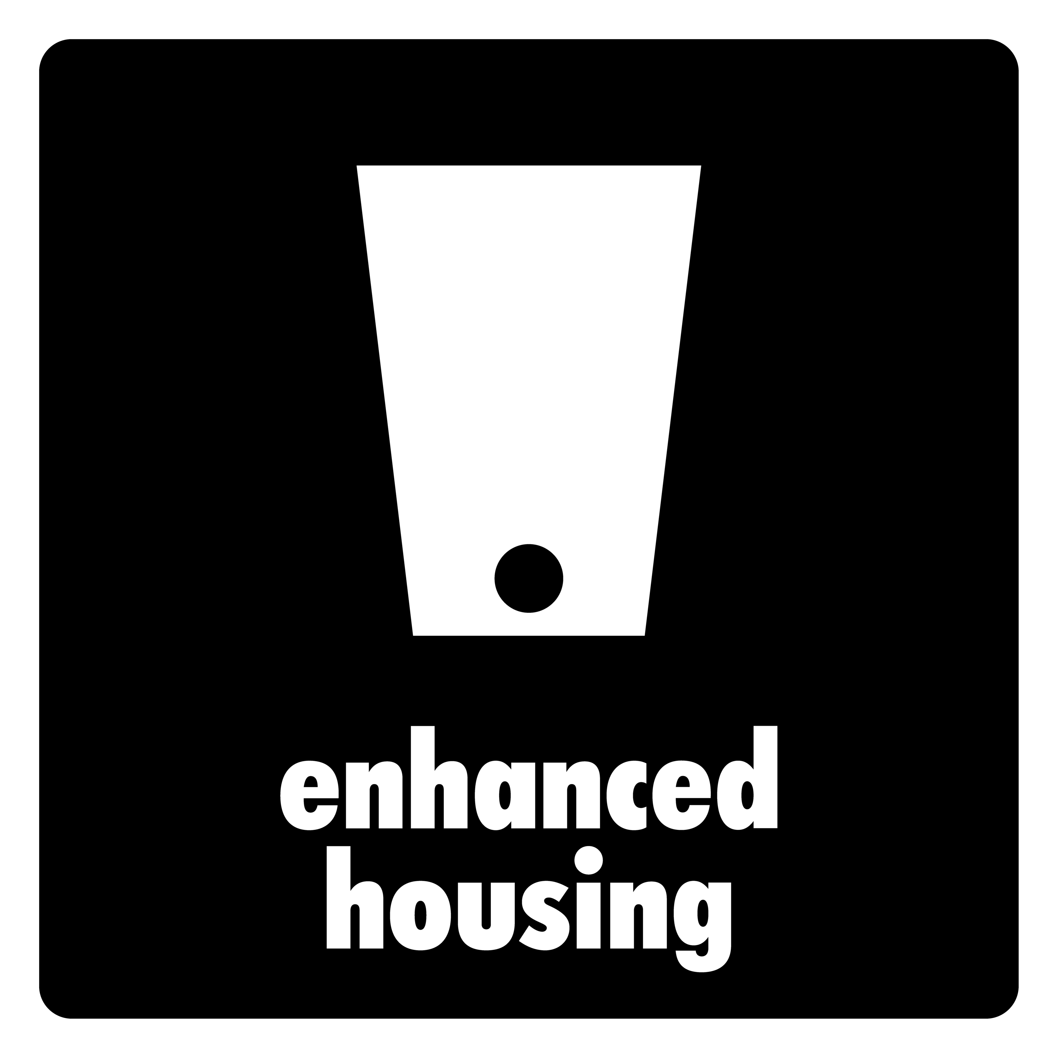 Carcaça aprimorada para um som de bateria limpo e confiável.