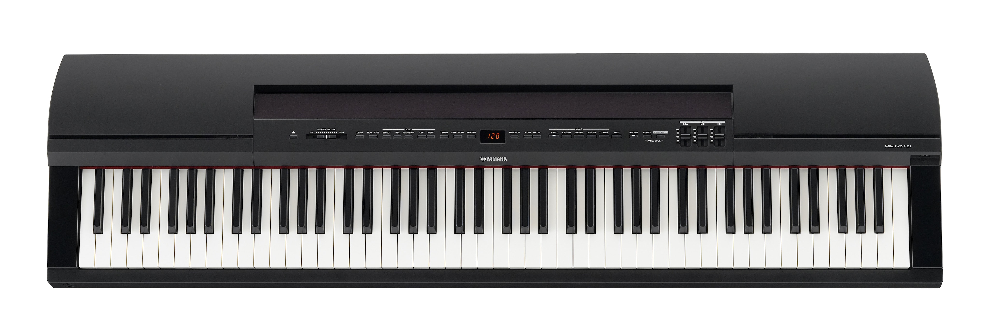 YAMAHA P-255BK 2017年製 P-255 - Descrição - P Series - Pianos - Instrumentos Musicais