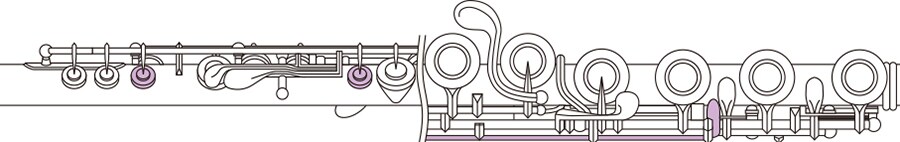 Chave de trinado G/A