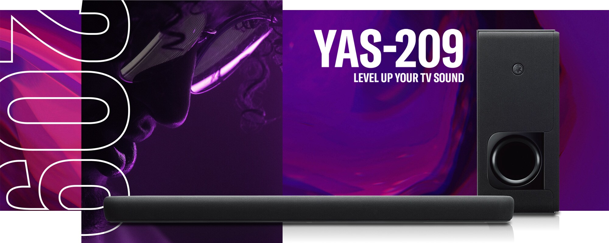 YAMAHA サウンドバー YAS-209 YAS-209 - Descrição - Sound Bars - Produtos - Áudio residencial