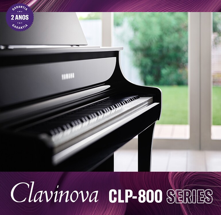 Série CLP-800 - Descrição - Clavinova - Produtos - Pianos - Yamaha