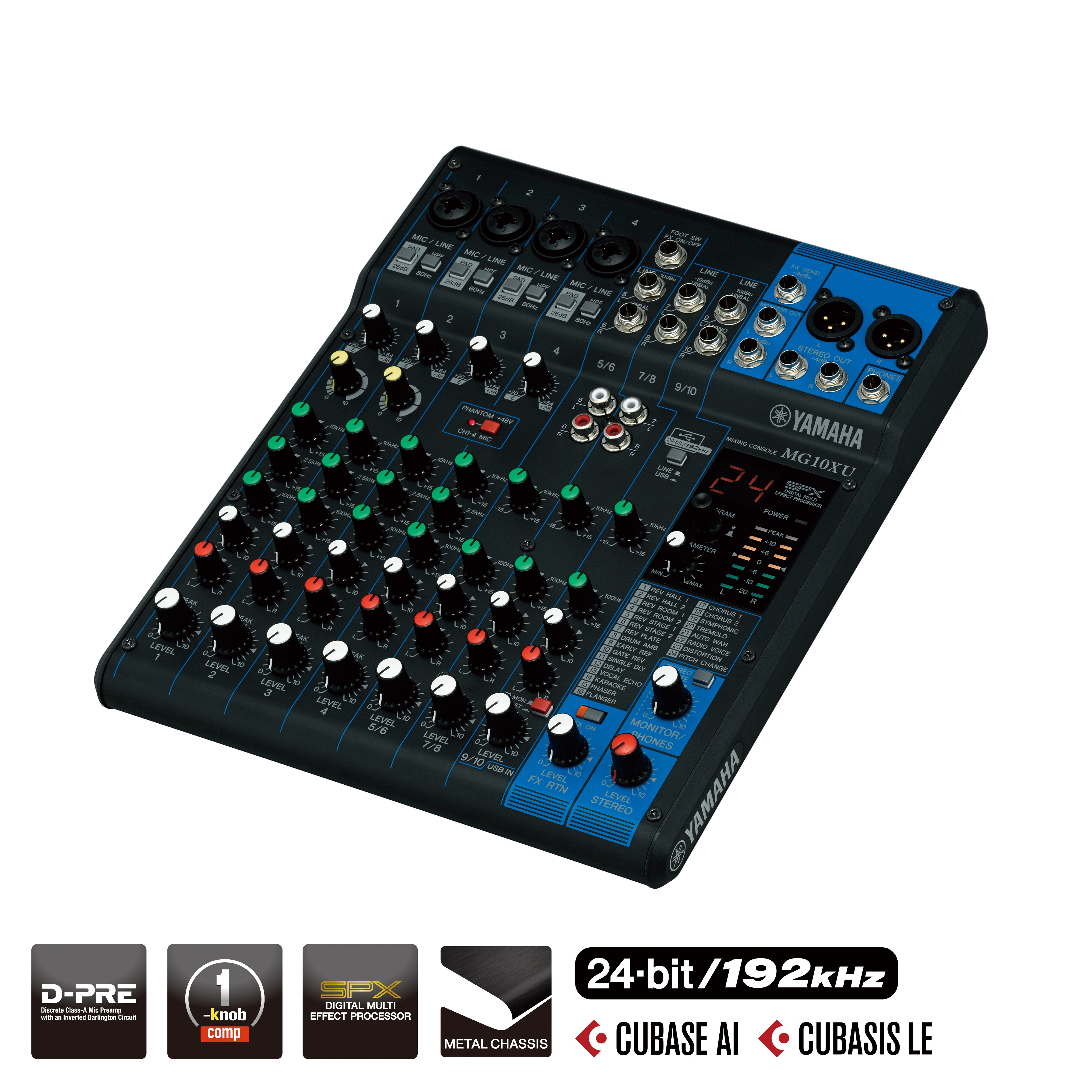Série MG - Descrição - Mixers - Produtos - Áudio - Yamaha