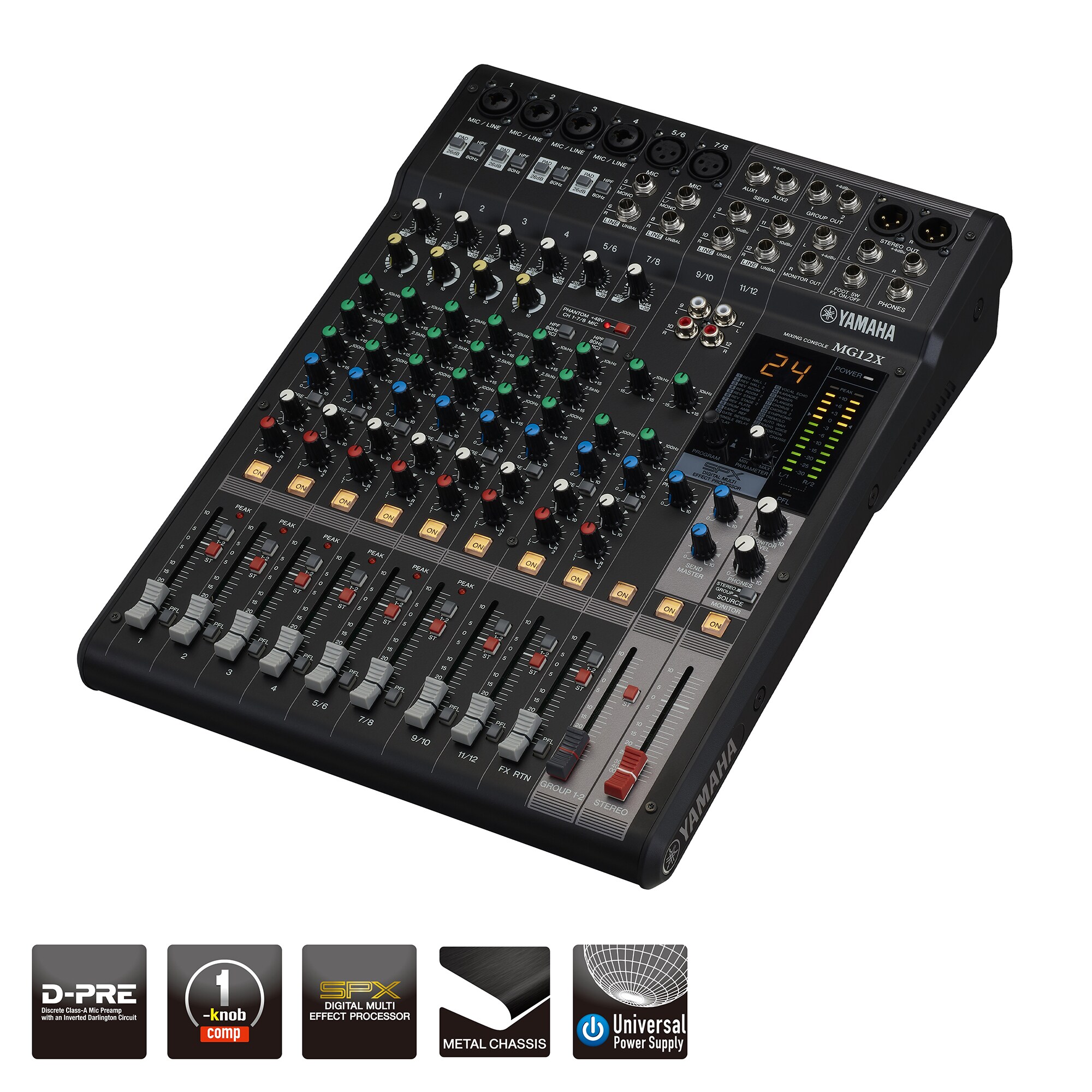 Série MG - Descrição - Mixers - Produtos - Áudio - Yamaha