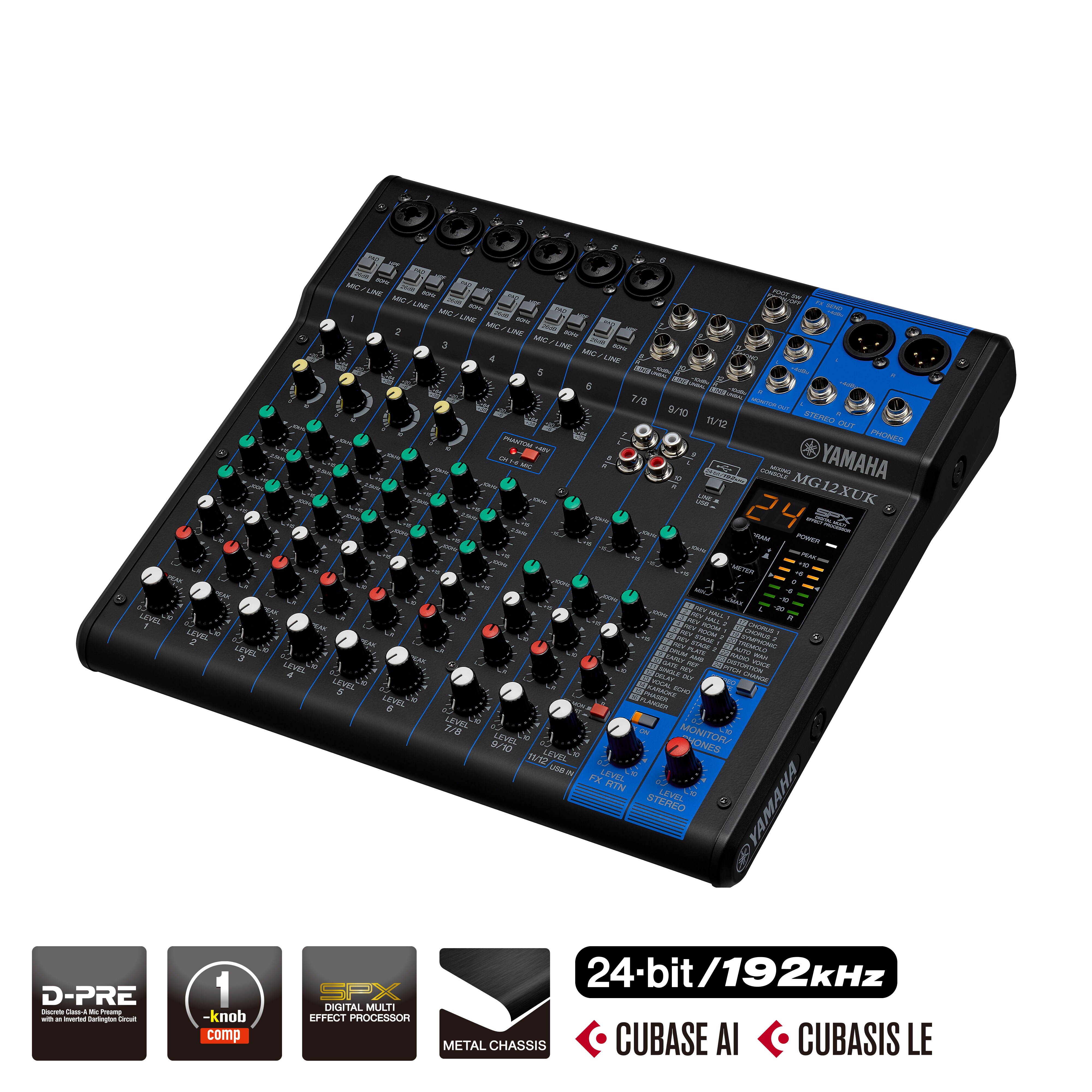 Série MG - Descrição - Mixers - Produtos - Áudio - Yamaha