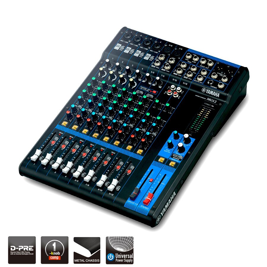 Série MG - Descrição - Mixers - Produtos - Áudio - Yamaha