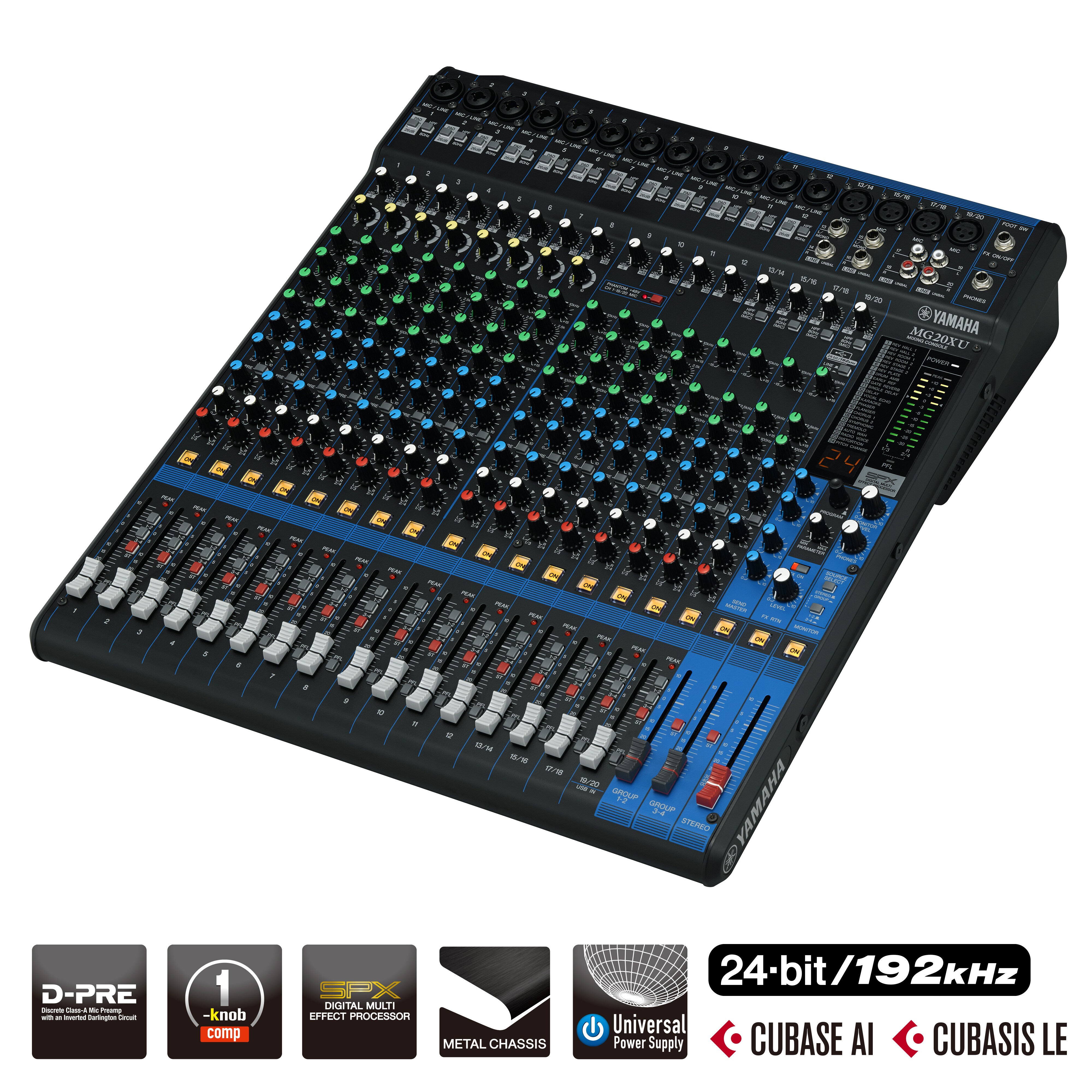 Série MG - Descrição - Mixers - Produtos - Áudio - Yamaha