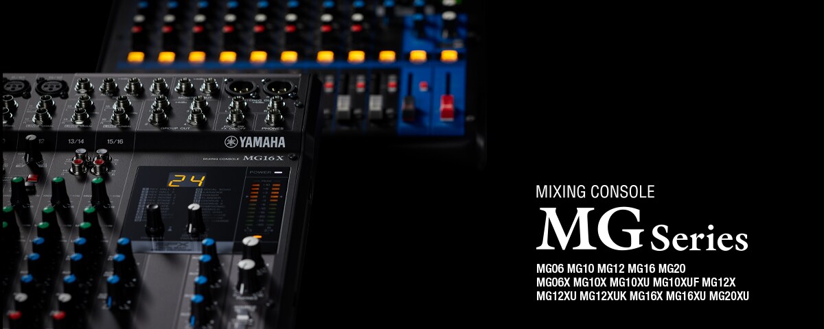 Série MG - Descrição - Mixers - Produtos - Áudio - Yamaha
