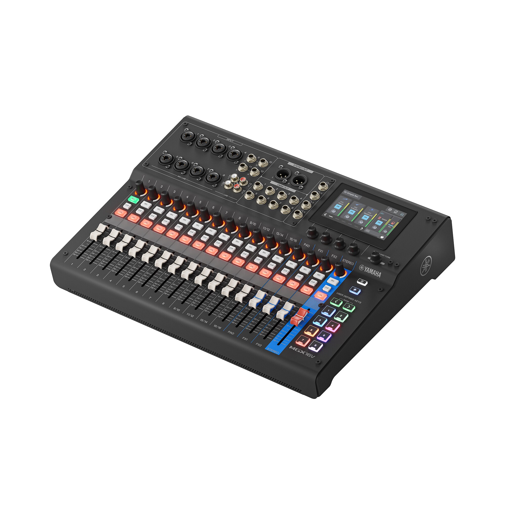 MGX16V - Descrição - Série MGX - Consoles de Mixagem - Produtos
