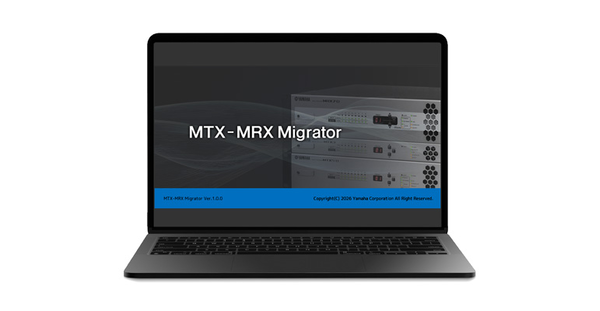 Software Yamaha Editor MTX-MRX Migrator