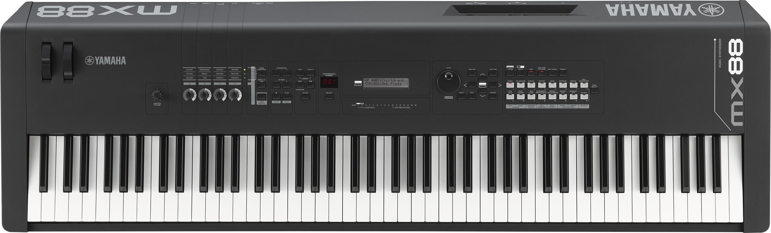 MX88 - Descrição - Sintetizadores - Produtos - Teclados - Yamaha