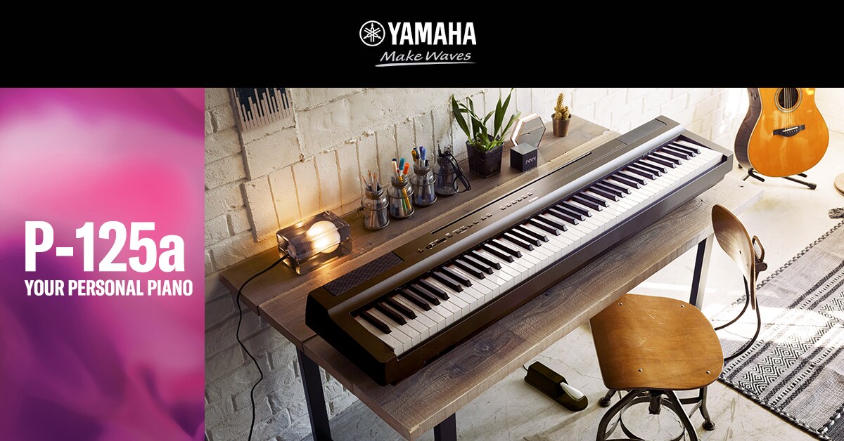 P-125a - Descrição - Série P - Produtos - Pianos - Yamaha - Brasil