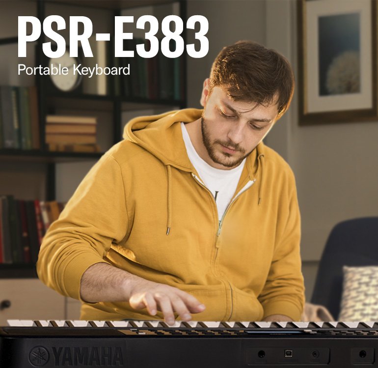 Yamaha PSR-E383 61鍵 キーボード PSR-E383 - Descrição - Teclados Portáteis - Teclados