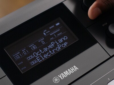 Imagem de recurso da tela central do PSR-E483