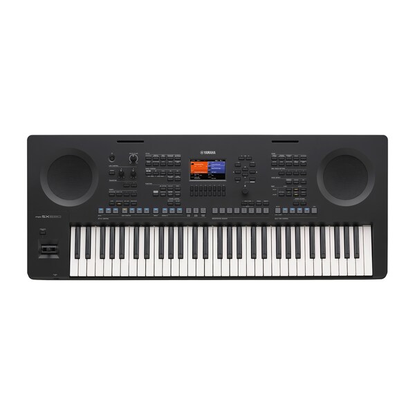 Visão superior do PSR-SX620
