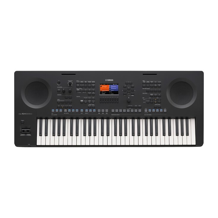 Visão superior do PSR-SX620
