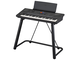 Workstation Arranjador Yamaha PSR-SX620 posicionado no suporte para teclado Yamaha L-7B