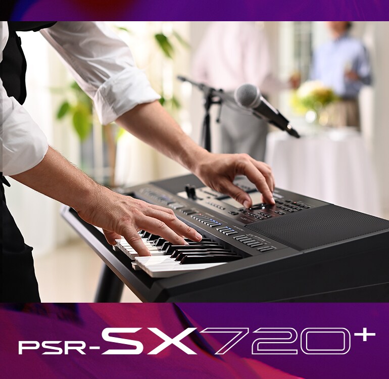 PSR-SX720+ - Descrição - Teclados Arranjadores - Produtos