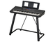 Yamaha Arranjador Workstation PSR-SX720+ posicionado no suporte para teclado Yamaha L-7B