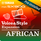 Africano (Pacote de Expansão pré-instalado - dados compatíveis com o Yamaha Expansion Manager)