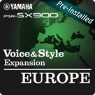 Europa (Pacote de Expansão pré-instalado - dados compatíveis com o Yamaha Expansion Manager)