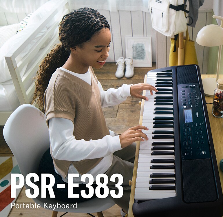 PSR-E383 - Descrição - Teclados Portáteis - Produtos - Teclados