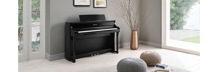 Yamaha Clavinova CLP-875PE in the living room