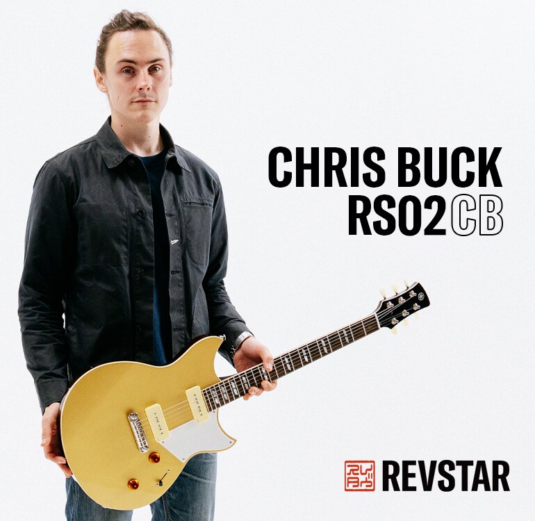 Chris Buck com sua Signature Revstar RS02CB