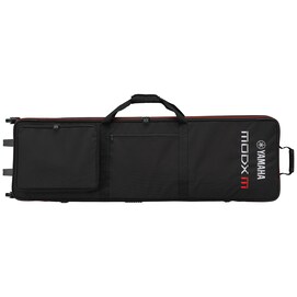 MODX M soft case placed horizontally, showing exterior shape and material texture.