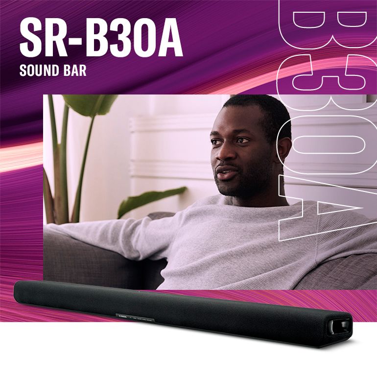 【ほぼ新品】YamahaのサウンドバーSR-B30A【Dolby atoms】 SR-B30A - Descrição - Sound Bar - Áudio & Vídeo - Produtos