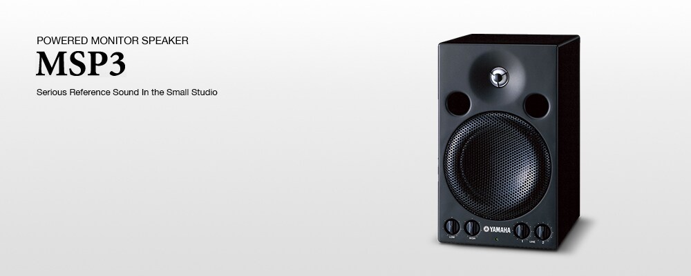 MSP3 - Descrição - Caixas Acústicas - Produtos - Áudio - Yamaha