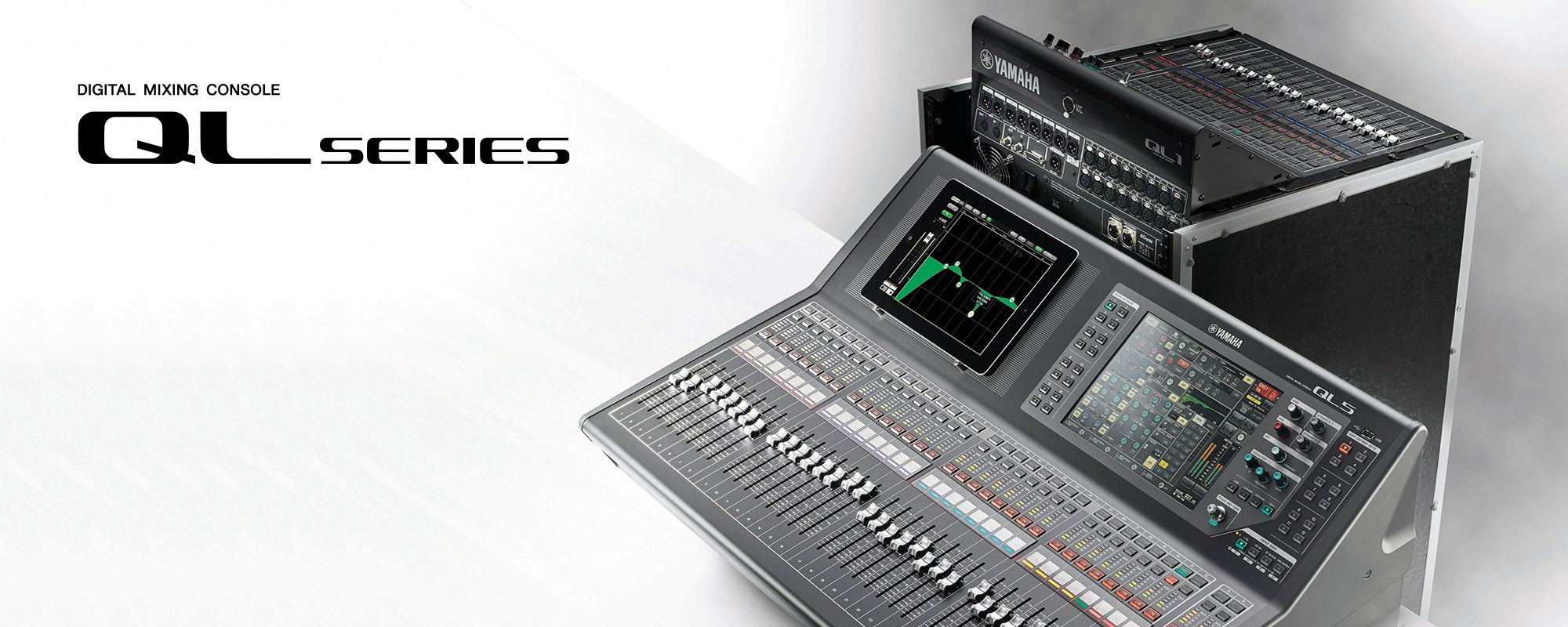 Série QL - Suporte - Consoles de Mixagem - Áudio