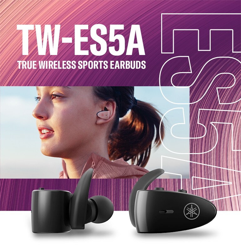YAMAHA TW-ES5A True Wireless イヤフォン TW-ES5A - Descrição - Headfones - Produtos - Headphones - Yamaha