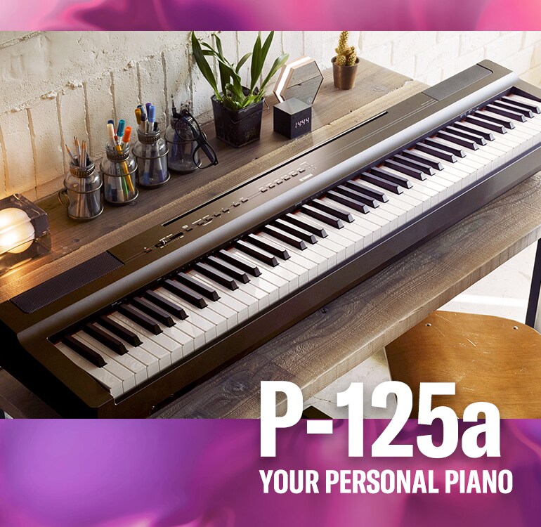 Yamaha P-125a デジタルピアノ P-125a - Descrição - Série P - Produtos - Pianos - Yamaha - Brasil