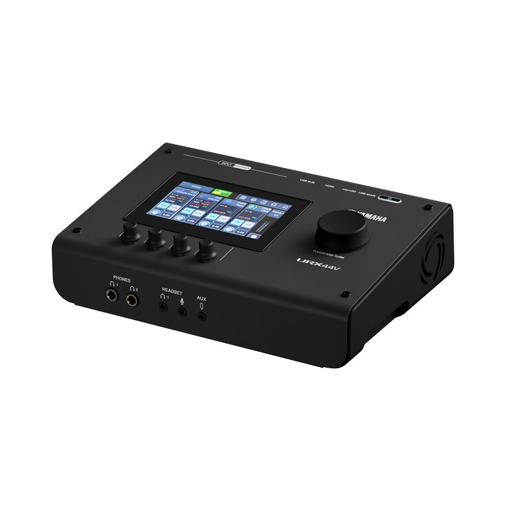 Interface de Áudio/Vídeo Yamaha URX44V B (preto)