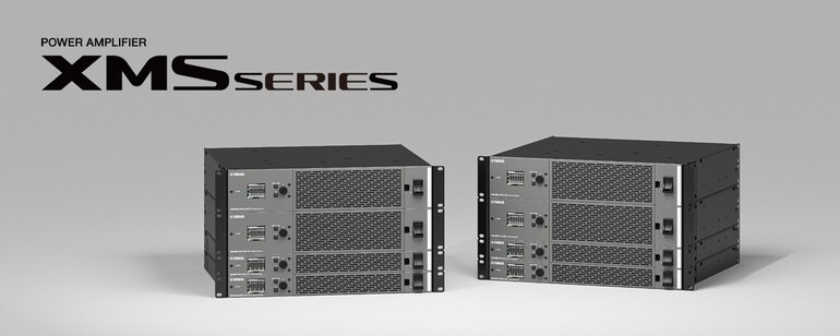Amplificadores de potência Yamaha da série XMS