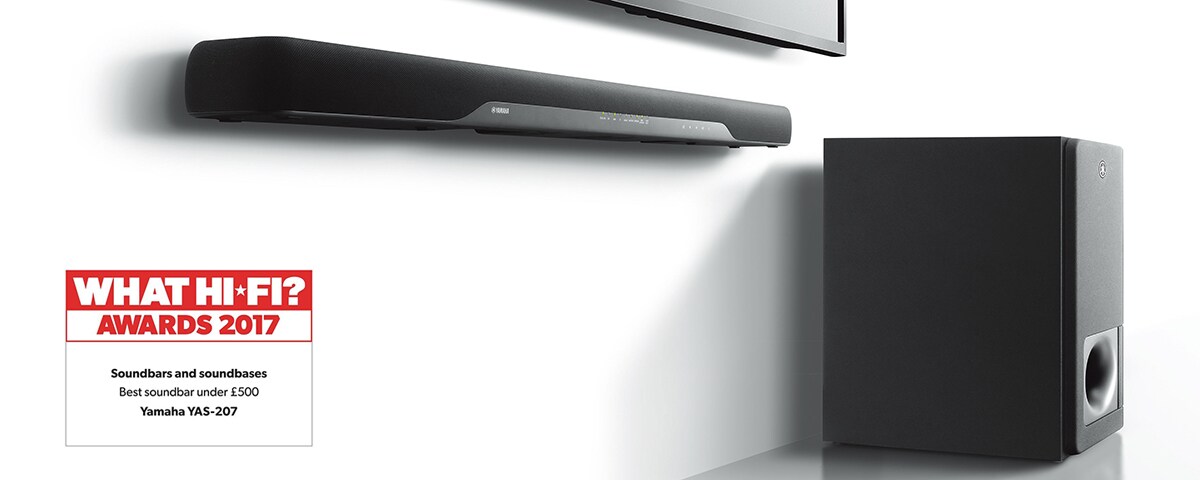 YAMAHAサウンドバーYAS-207 YAS-207 - Descrição - Sound Bars - Produtos - Áudio residencial